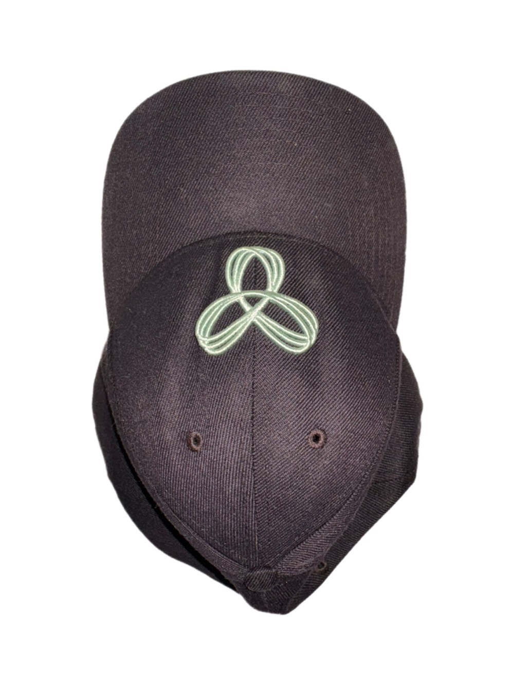 TNA Black Cap with Mint Green Embroidered Logo